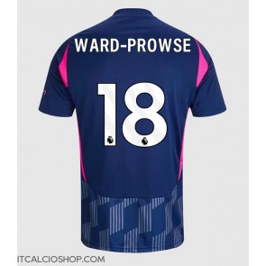Nottingham Forest James Ward-Prowse #18 Seconda Maglia 2024-25 Manica Corta